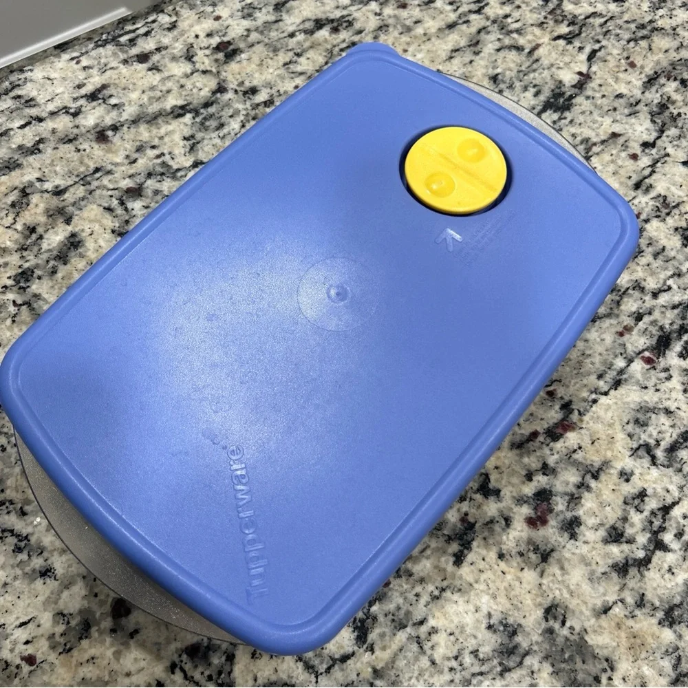 Tupperware Rock N Serve microwavable #3381B-1 with vented lid. Great condition